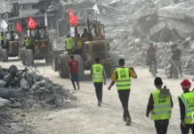 Turski IHH započeo s uklanjanjem ruševina i čišćenjem u Gazi (VIDEO)